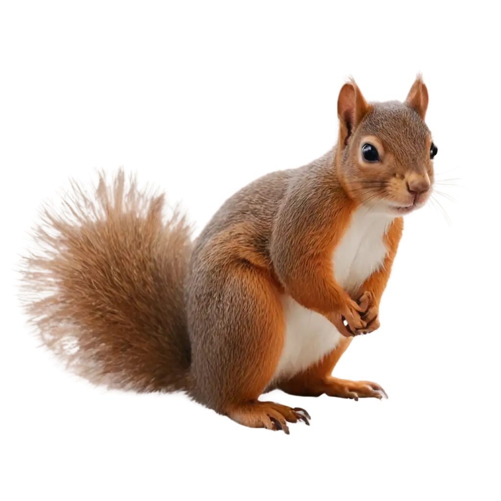 FrontFacing-Squirrel-PNG-Image-Captivating-Wildlife-Portrait