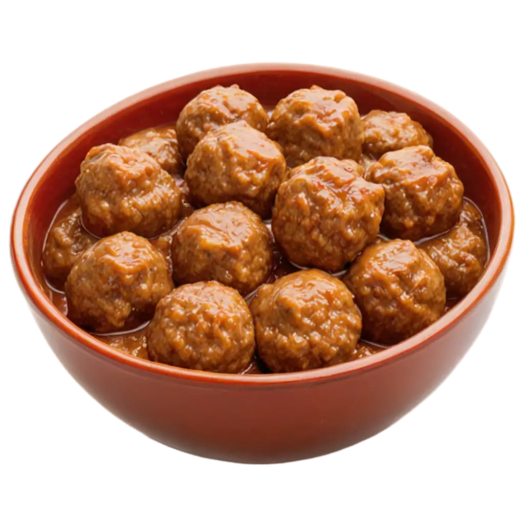 Jumbo-Meatballs-in-Spicy-Sauce-PNG-Image-Perfect-for-FoodRelated-Visual-Content