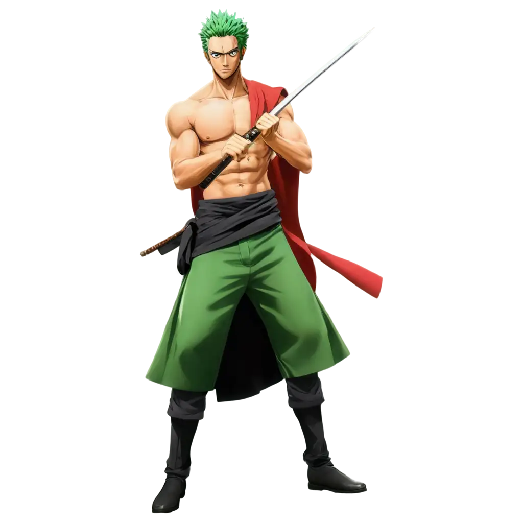 Dynamic-Rononoa-Zoro-PNG-Image-Confident-Warrior-in-a-Flowing-Outfit