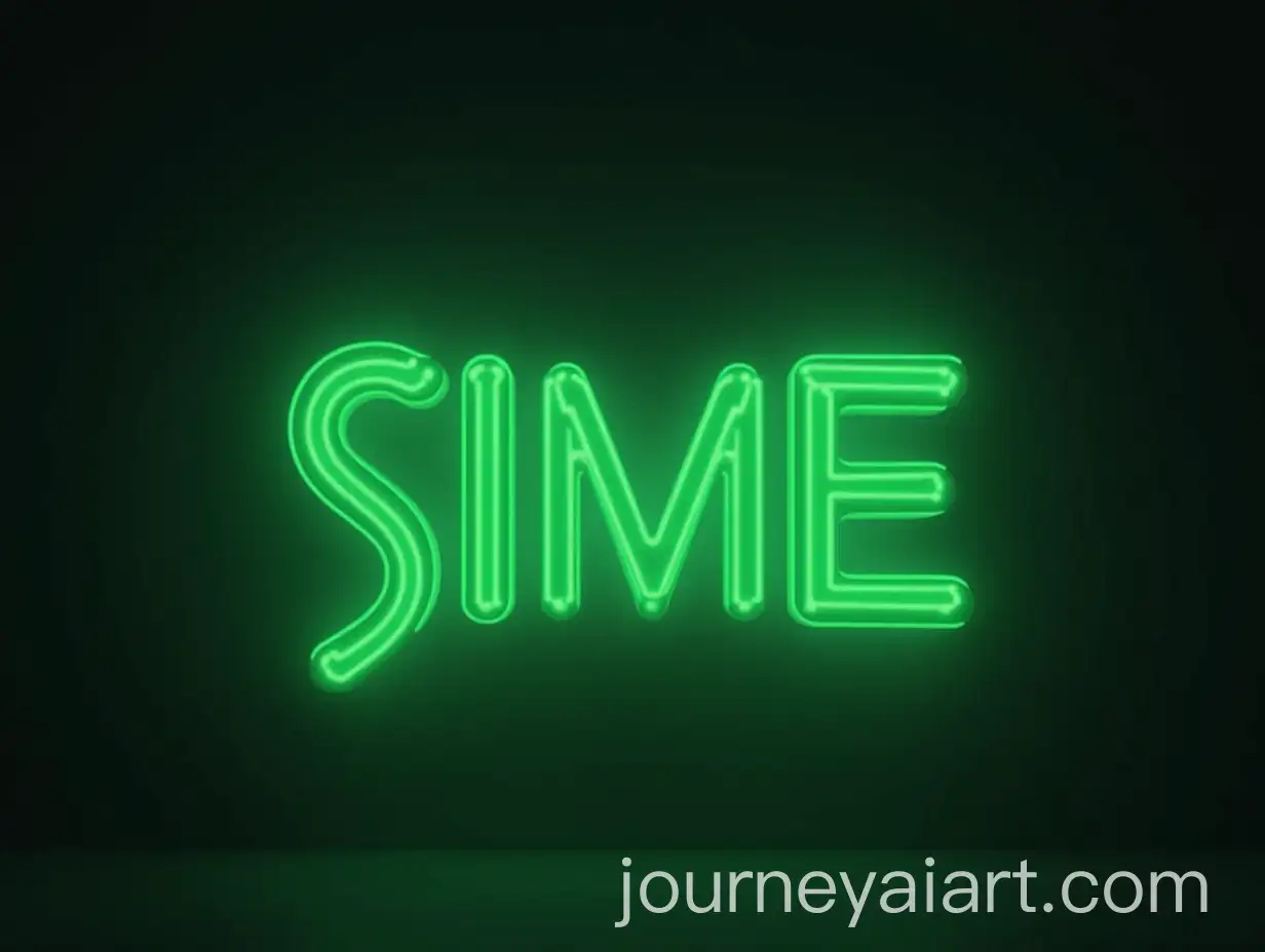 3D-Neon-Green-Logo-Design-with-Futuristic-Style