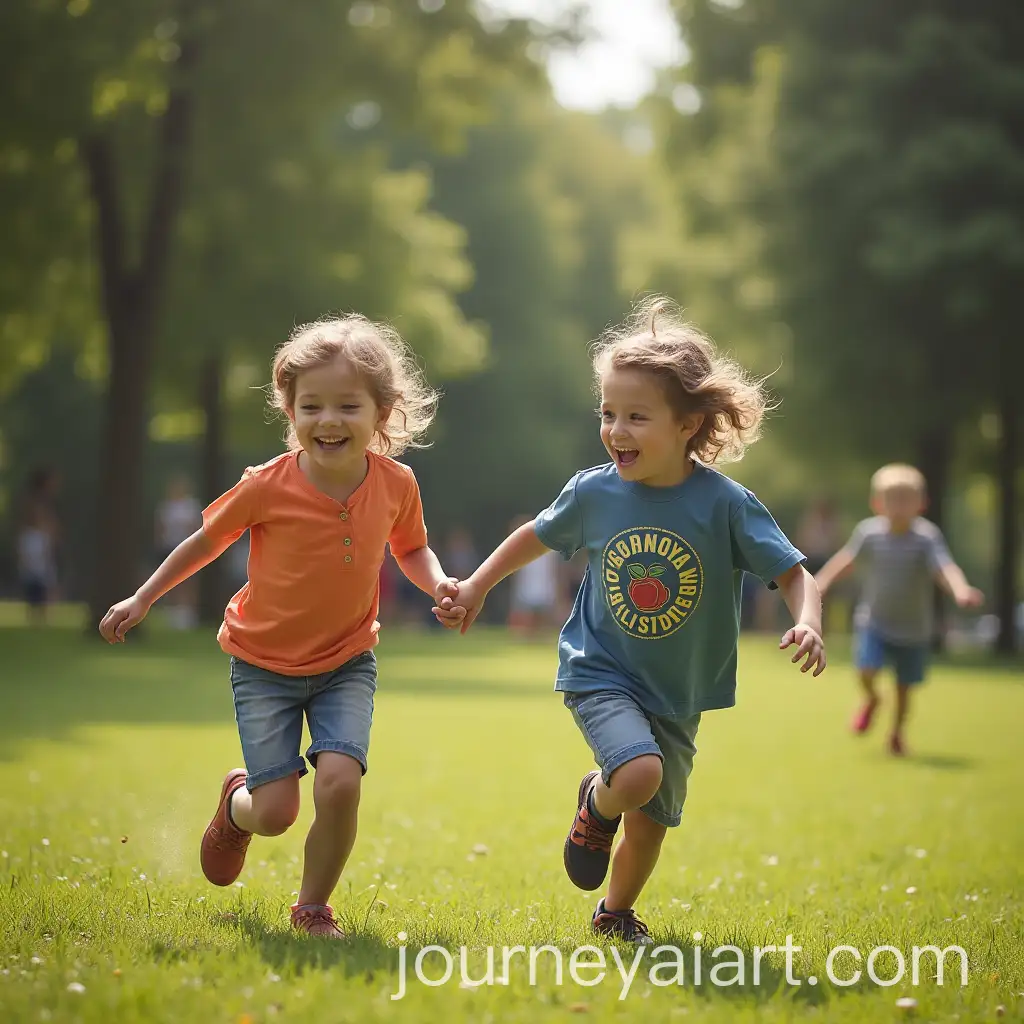 Children-Joyfully-Playing-in-a-Vibrant-Park