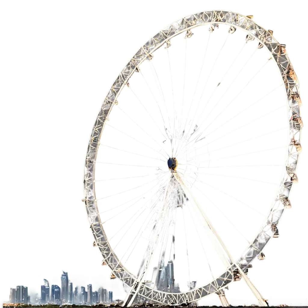 Dubai-Ferris-Wheel-PNG-Image-HighQuality-Transparent-Design-for-Versatile-Use