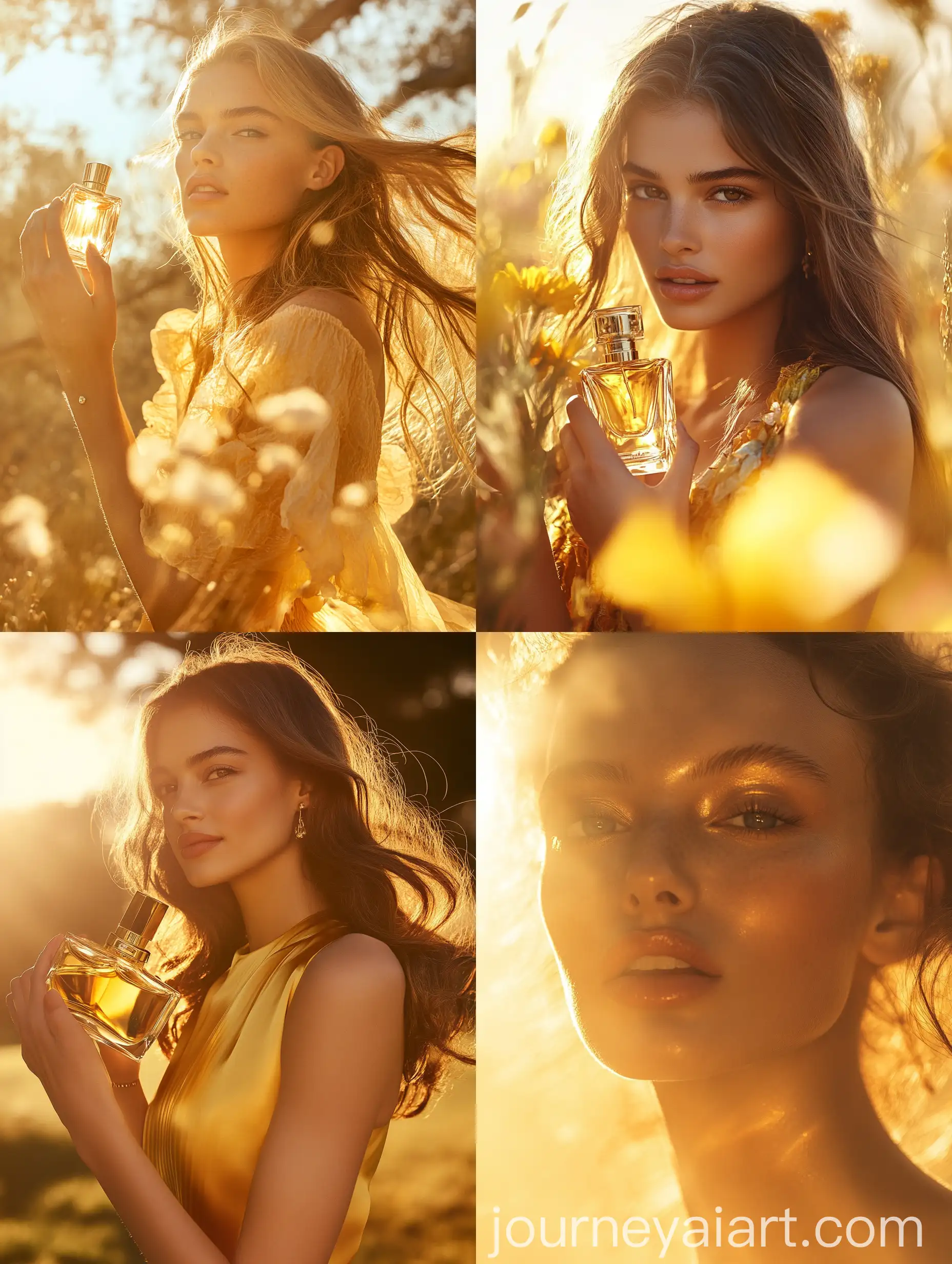 European-Supermodel-in-Sunlight-with-Gold-Color-Scheme