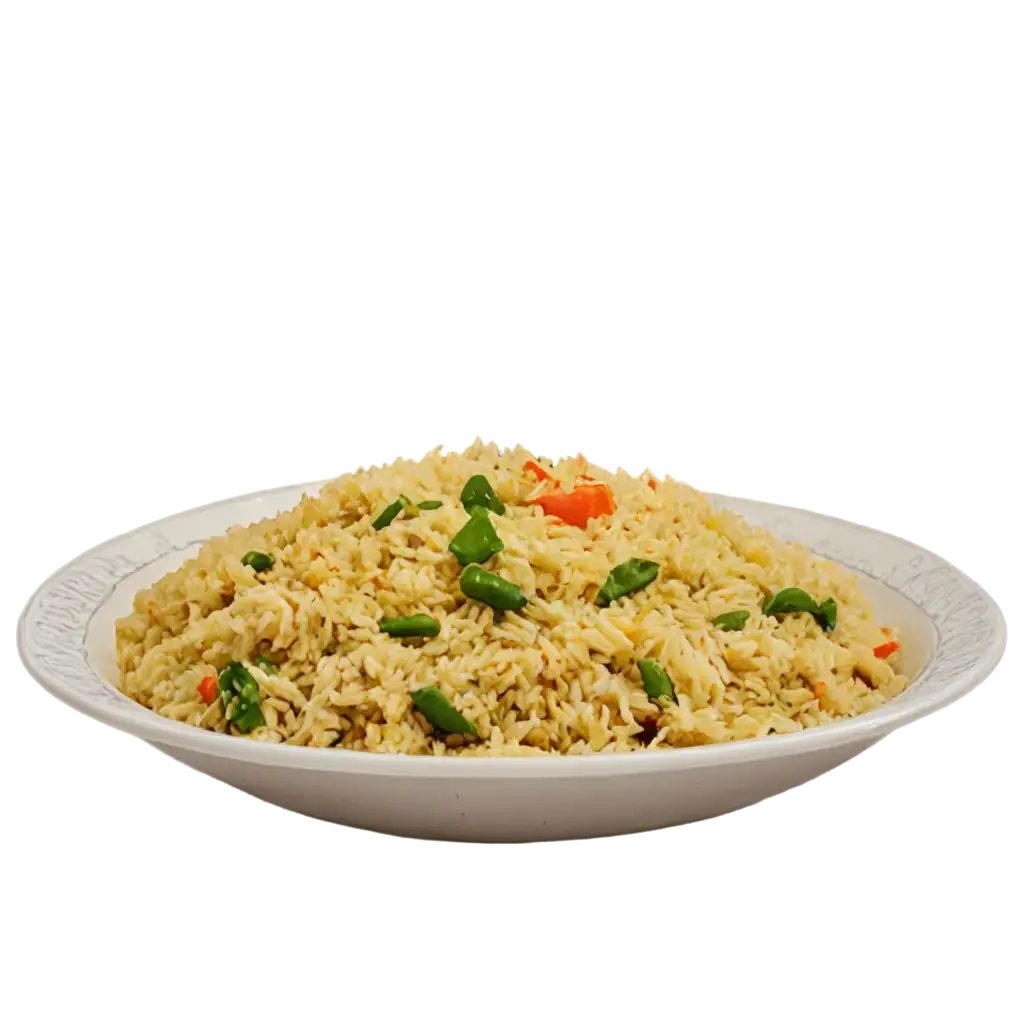 Sahi-Pulao-in-a-Plate-PNG-Image-HighQuality-Culinary-Artwork-for-Diverse-Uses