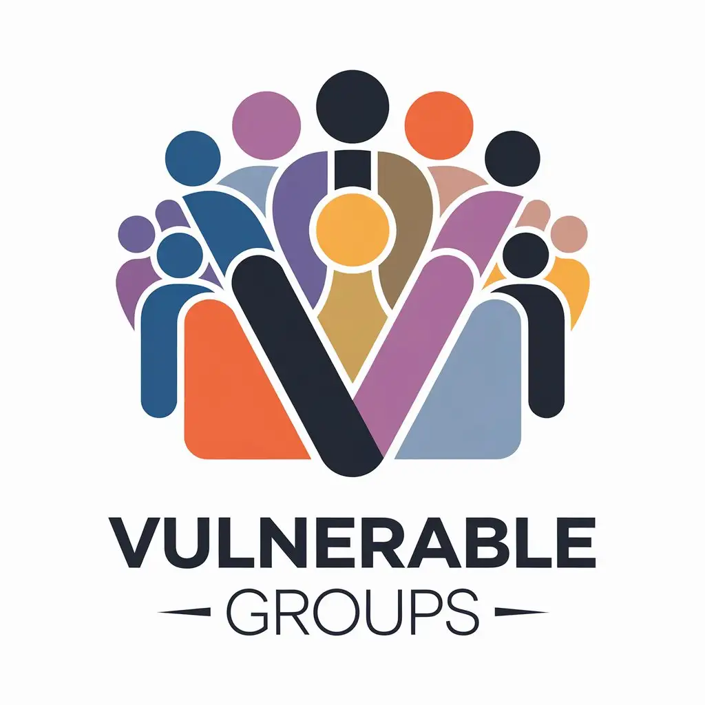 LOGO Design for Vulnerable Groups Vector Design with Moderate Symbol and Clear Background