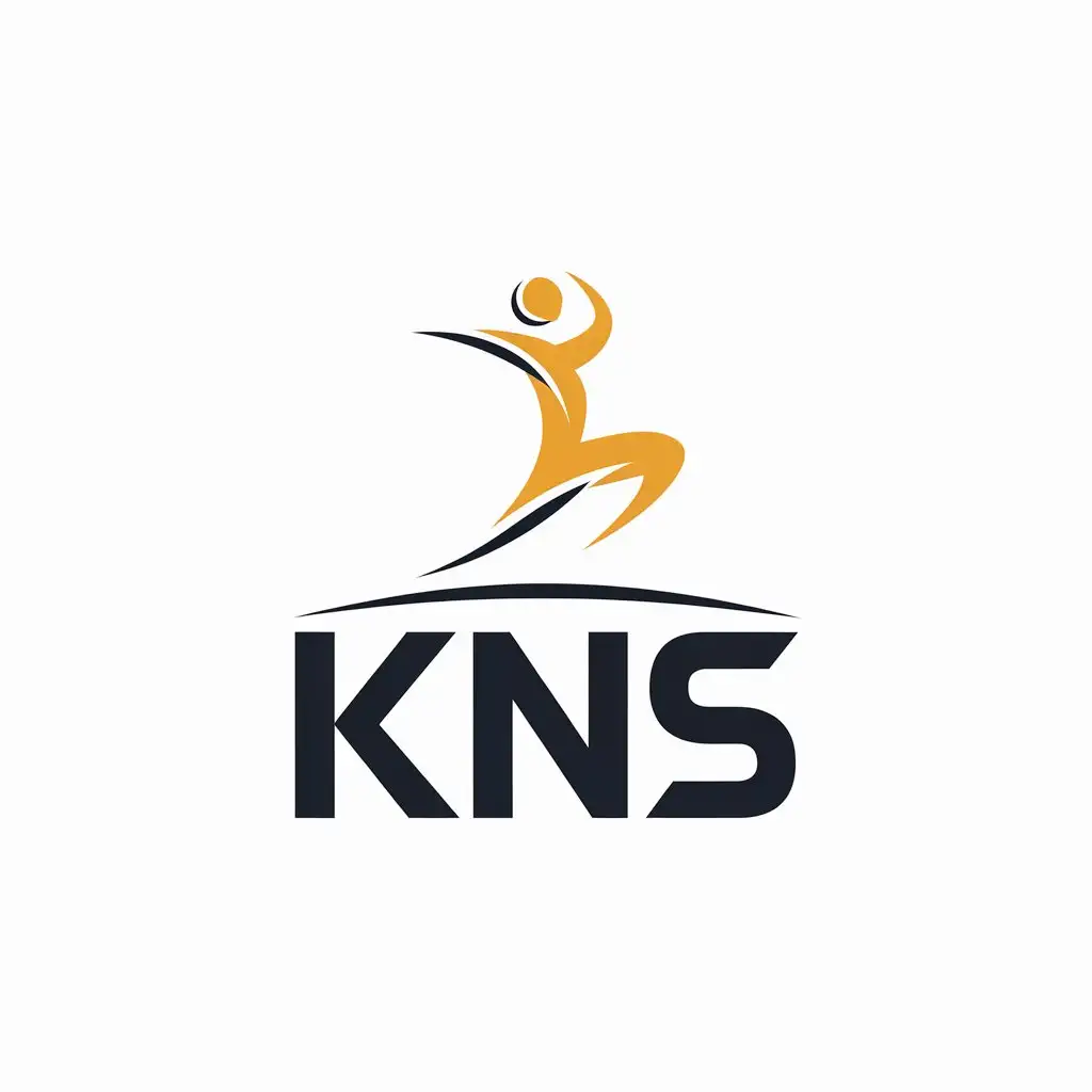 LOGO Design for KNS Minimalistic Vector Logo for Sports Fitness Industry