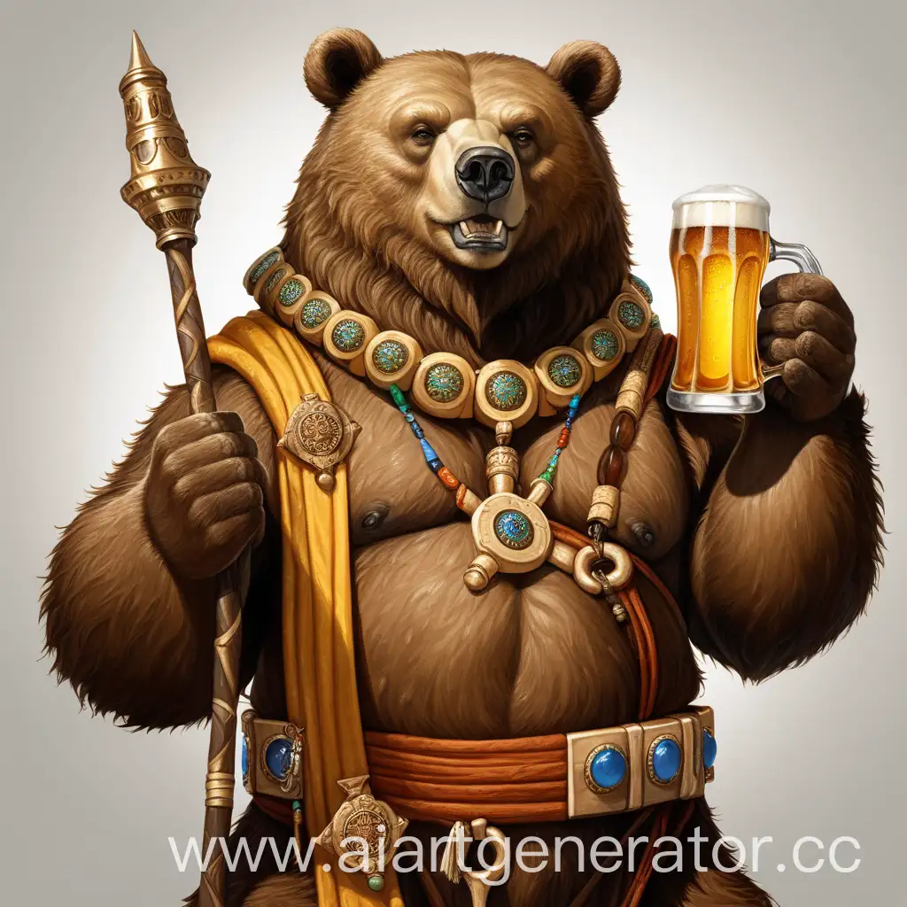 Monk-Bear-with-Beer-Mug-and-Battle-Staff