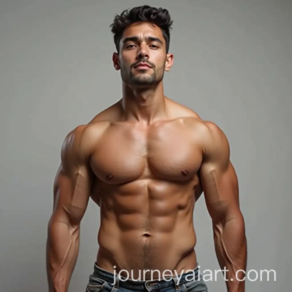 Muscular-MaleAI-Image-Prompt-Expansion-Figure-with-Defined-Abs-and-Minimal-Body-Fat