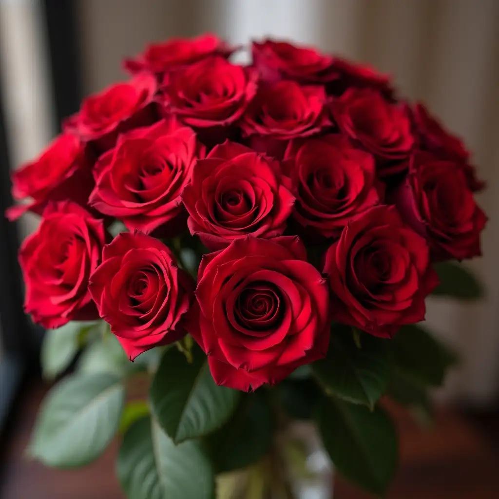 dozen red roses that say I love you Ana