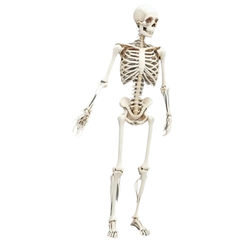 human body and full bones 256