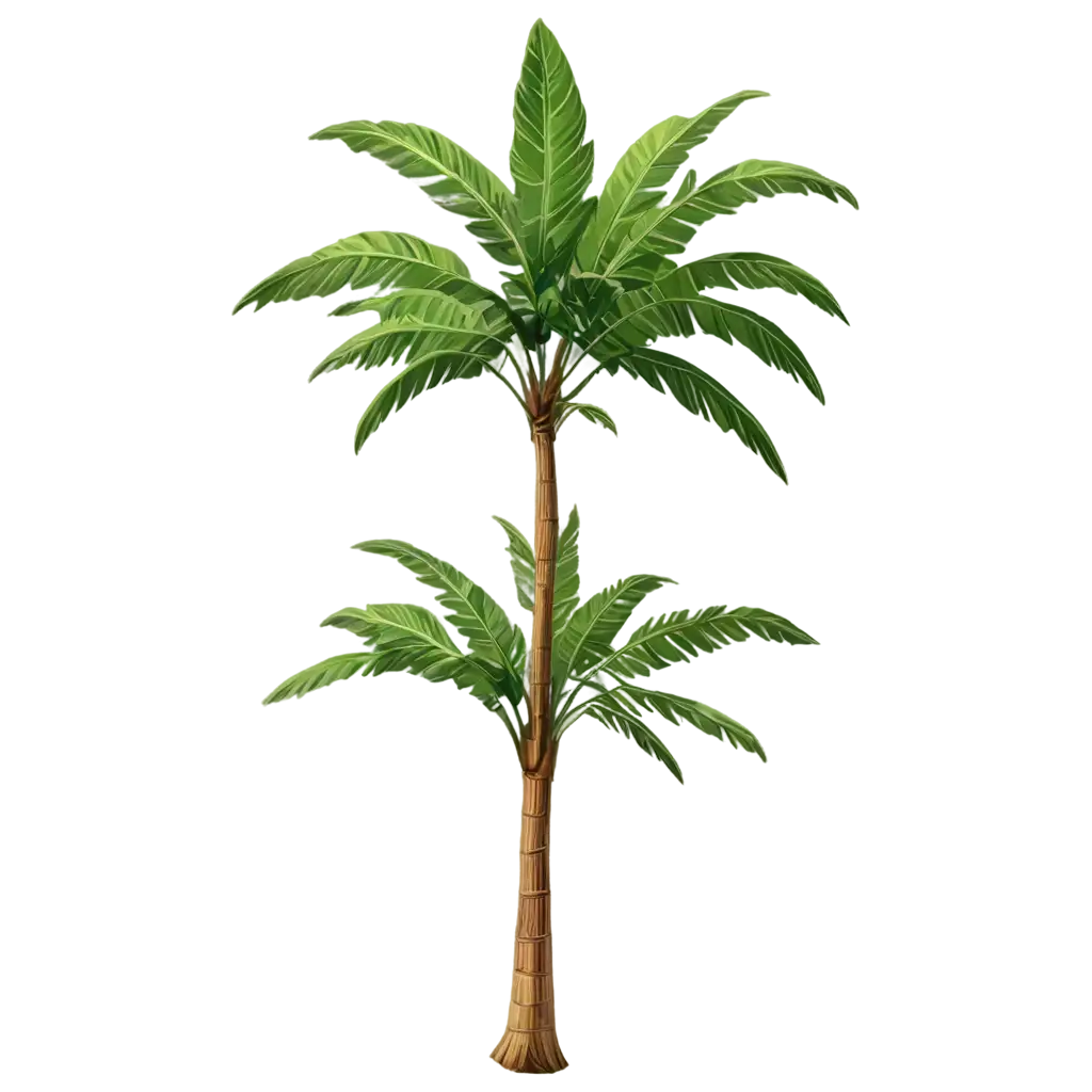 Cute-Banana-Tree-Cartoon-Background-PNG-for-Vibrant-Visuals