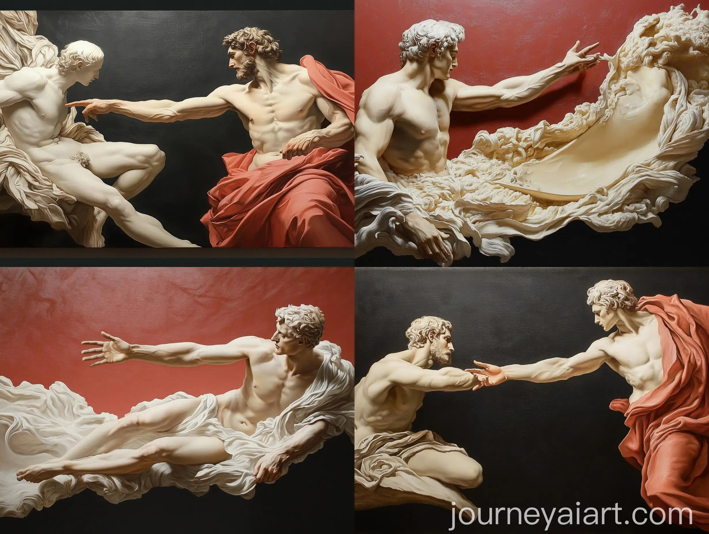 Hyper-Realistic-Oil-Painting-of-The-Creation-of-Adam