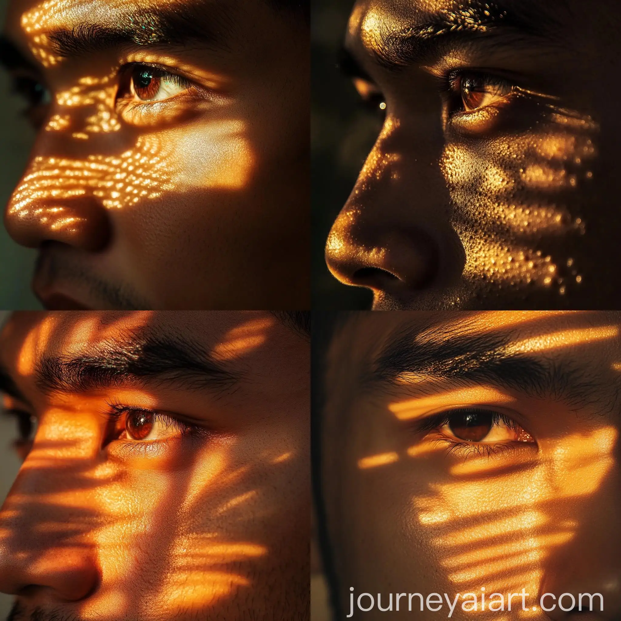 Malay-Mans-Face-Portrait-in-Golden-Hour-Light
