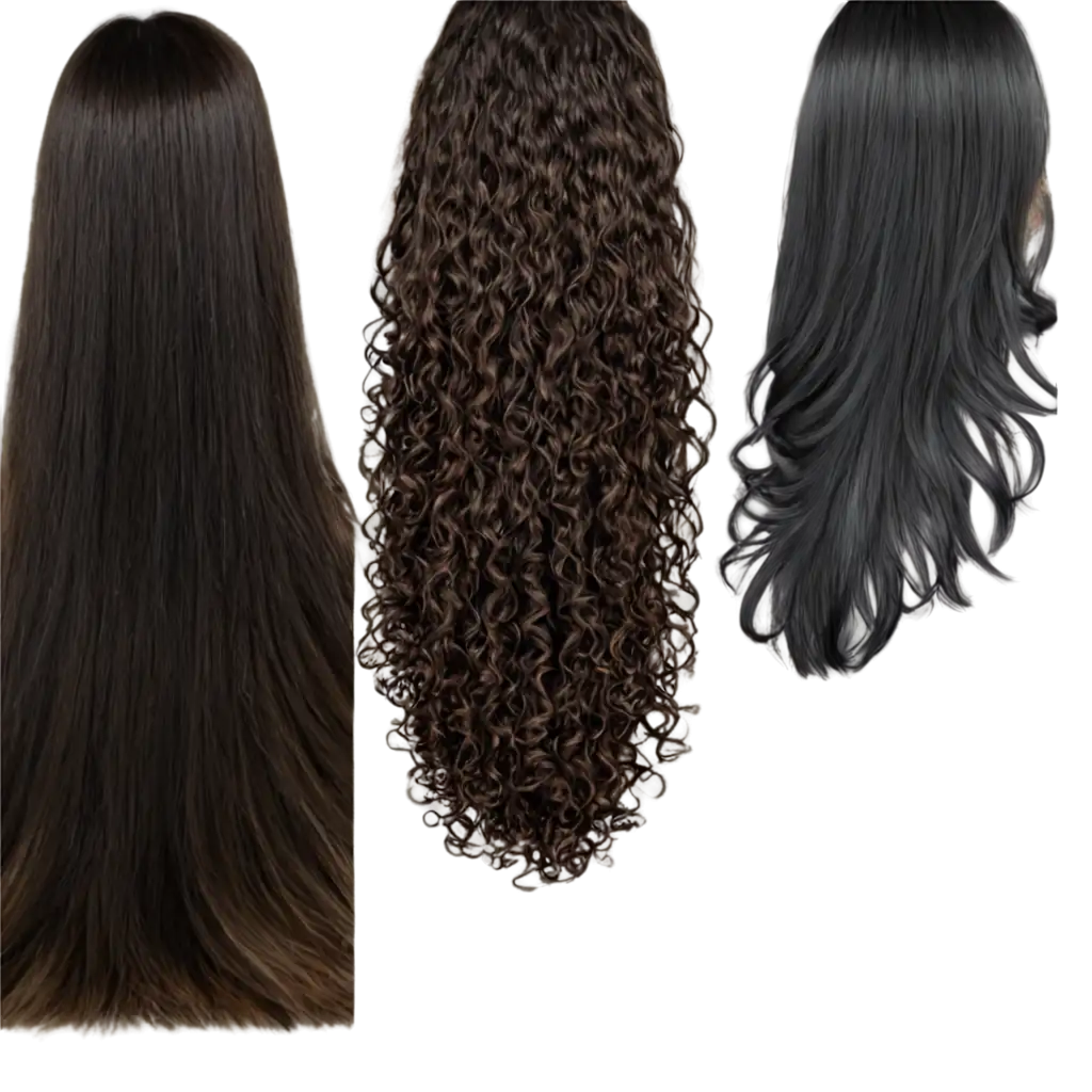 HighQuality-PNG-Thumbnails-of-Straight-and-Curly-Hair-Styles