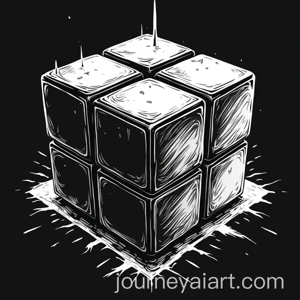 Laser-Jig-Cube-Vector-Logo-Design-in-Black-and-White