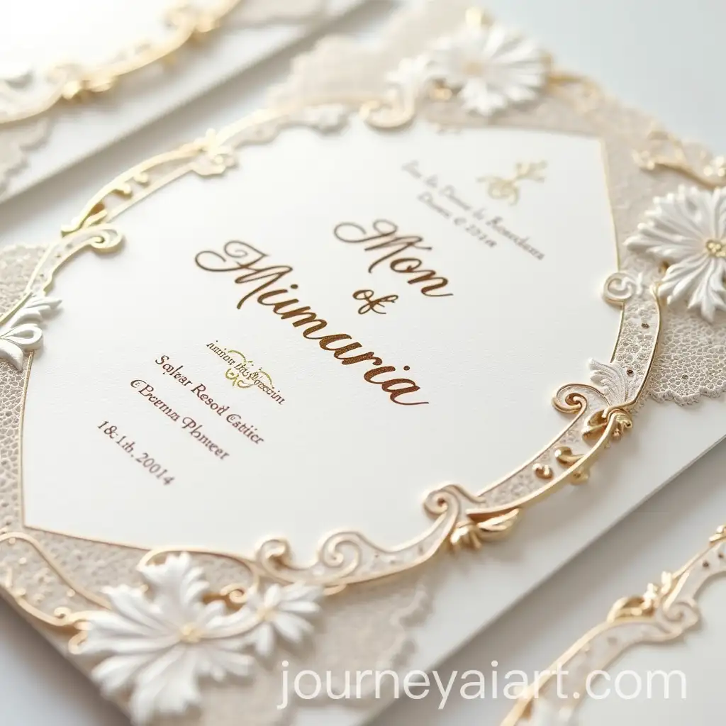 Luxury-Wedding-Invitation-Design-with-White-and-Gold-Theme-Lace-Patterns-and-Calligraphy