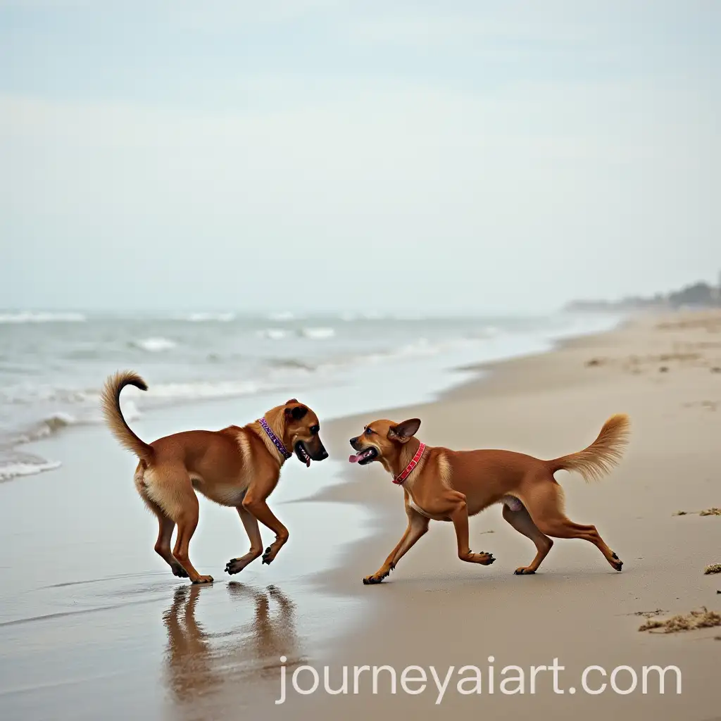Playful-Dogs-Enjoying-the-Seaside