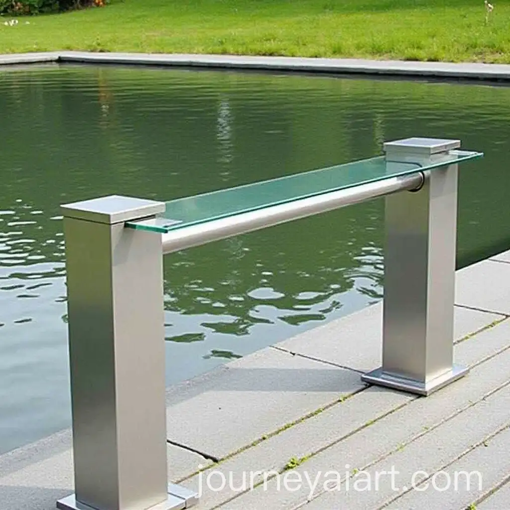 Stainless-Steel-Pond-Jump-Guard-Post-with-Glass-Clamps