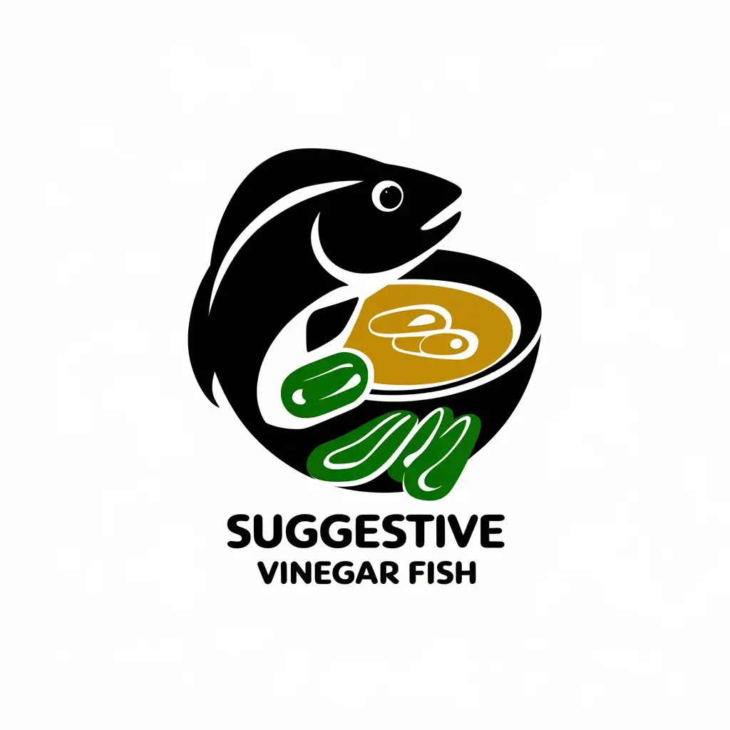 LOGO-Design-for-Suggestive-Vinegar-Fish-Black-Fish-Pickled-Vegetables-and-Golden-Sour-Soup-with-a-Clear-Background