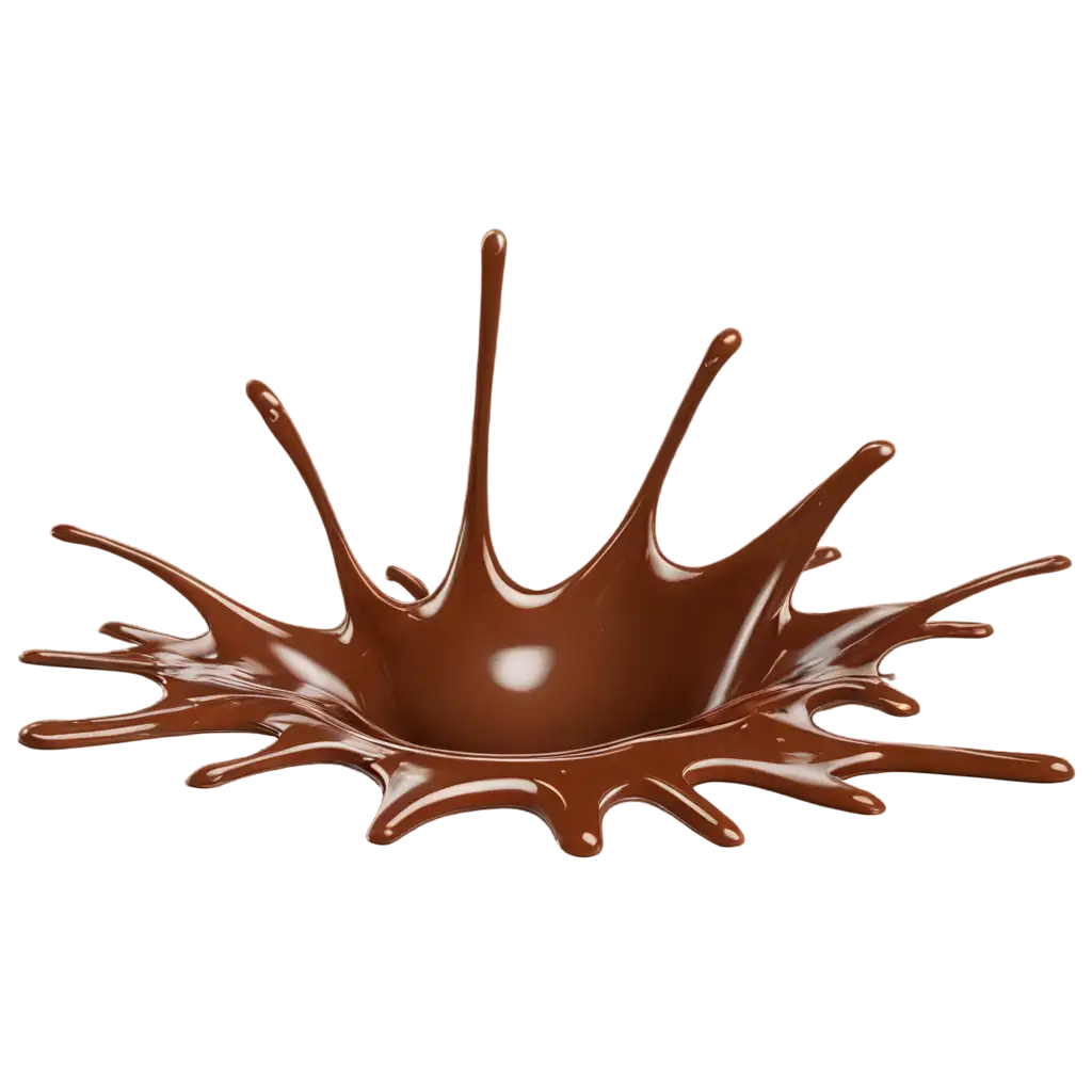 Spot-of-Chocolate-with-Splashes-PNG-Image-HighQuality-and-Versatile