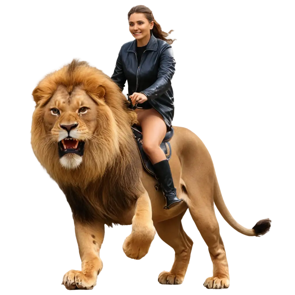 Dynamic-PNG-Image-of-an-Adult-Riding-a-Lion-Captivating-Digital-Art-for-Online-Engagement