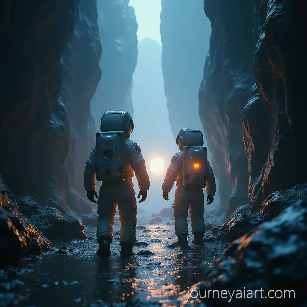 Two-Astronauts-Lost-in-Surreal-SciFi-Dimensions-Reaching-for-Each-Other