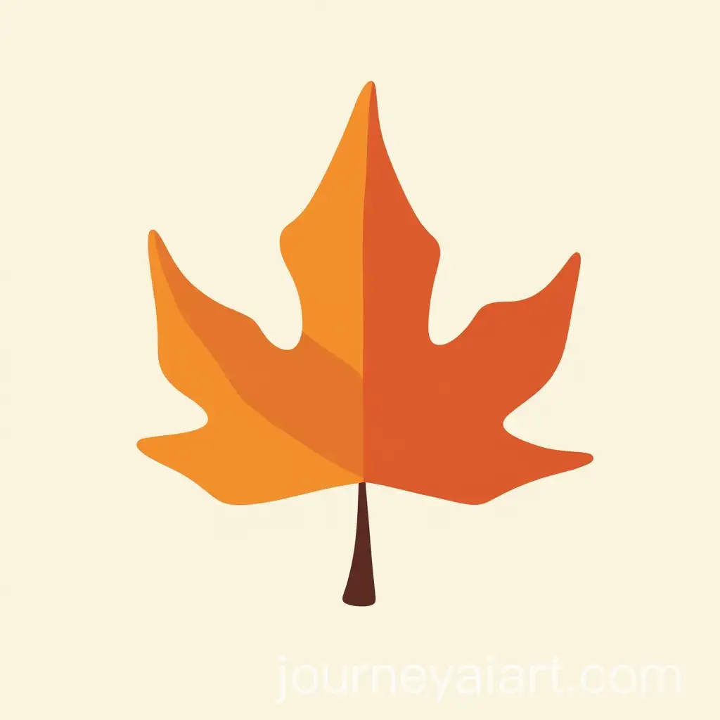 Minimalistic-CartoonStyle-Japanese-Maple-Leaf-for-Packaging-Design