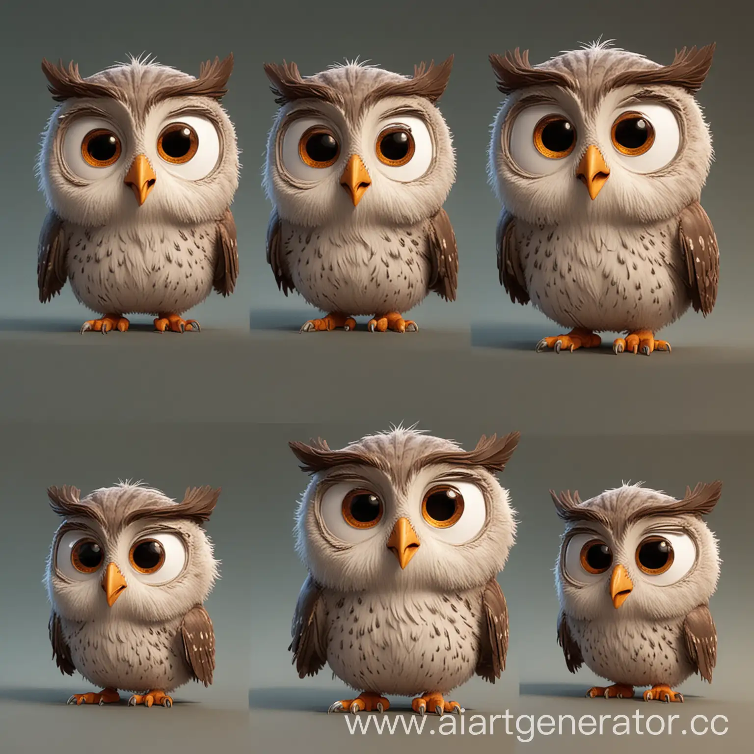 Cartoon-Owl-with-Expressive-PixarStyle-Facial-Features