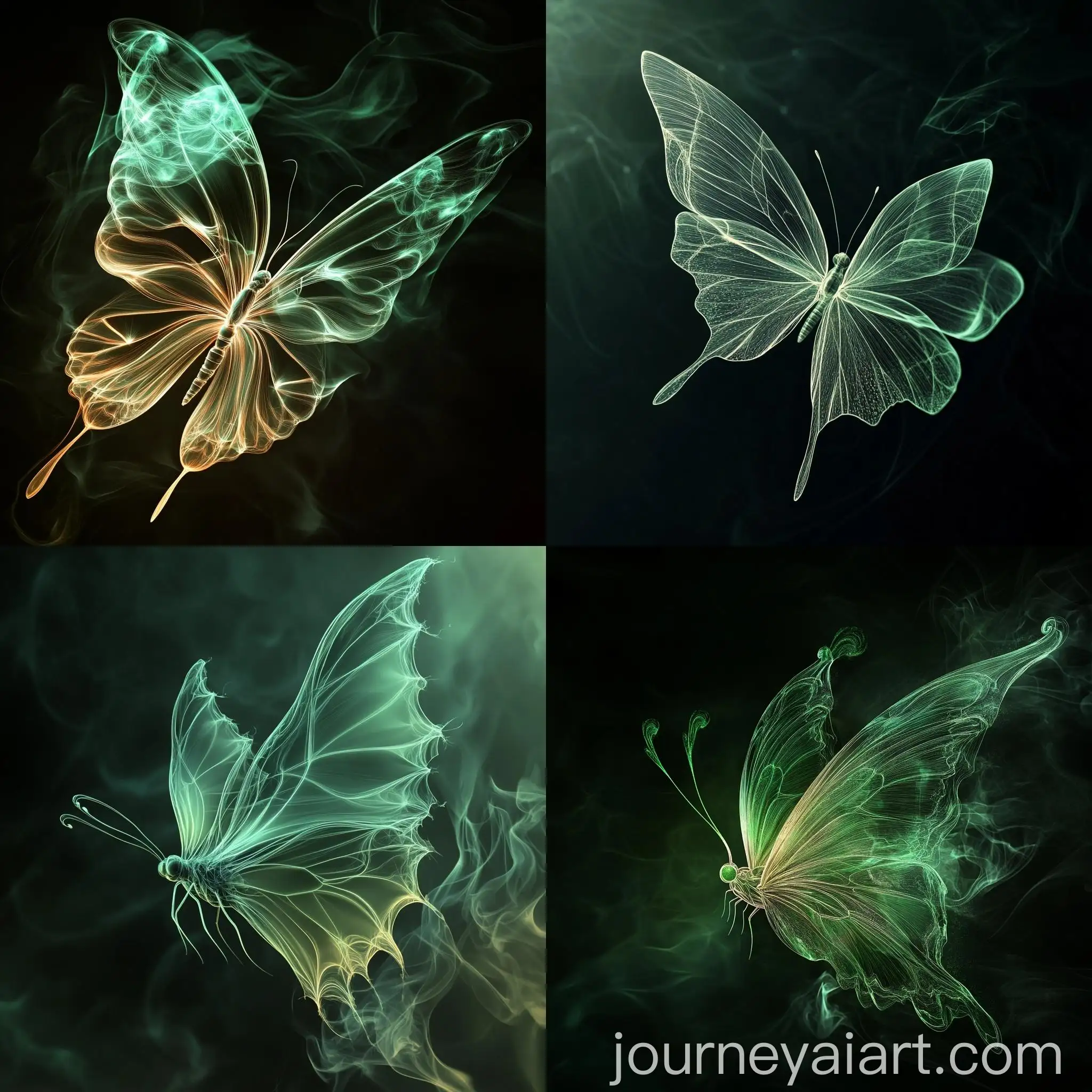 Translucent-Green-Butterfly-in-High-Detail-with-Smoky-Background