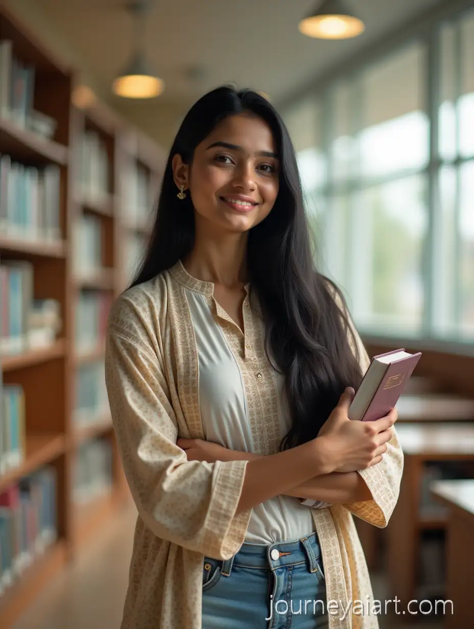 Indian-College-Girl-Holding-a-BookIndian-college-girl-with-book-in-Modern-Classroom-with-Soft-Smile
