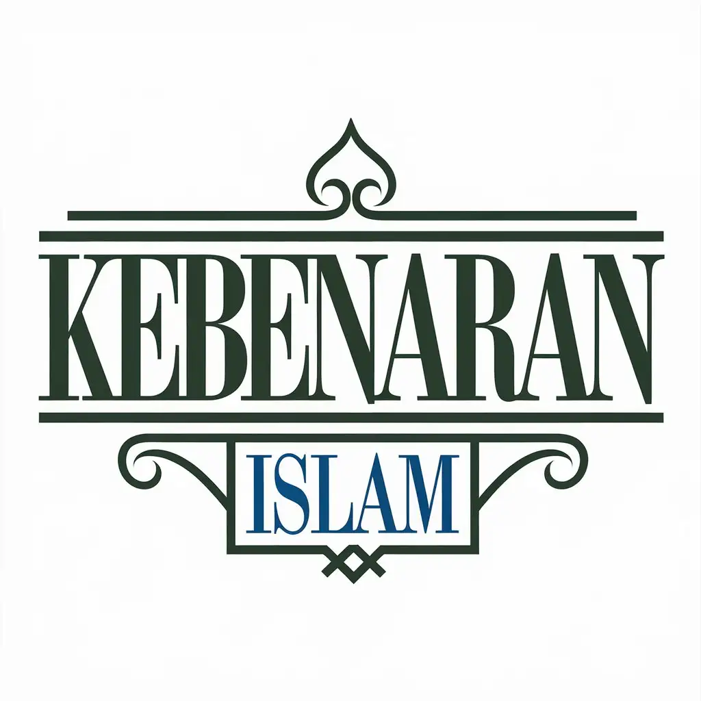 Classic Islamic Symbol Logo for YouTube Channel Kebenaran Islam