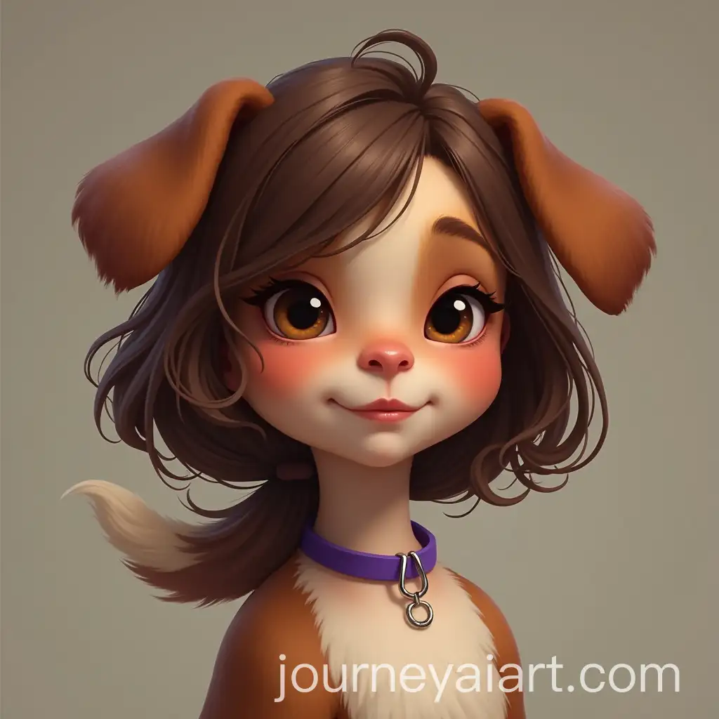 SemiRealistic-Dog-DemiHuman-Girl-with-Brown-Hair-and-Floppy-Ears