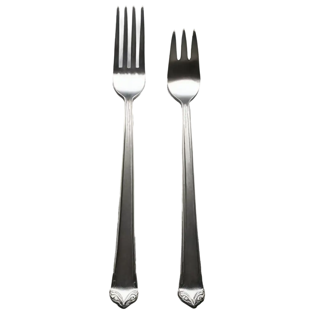 Metal-Fork-Front-Side-Vertical-PNG-Image-for-Versatile-Applications