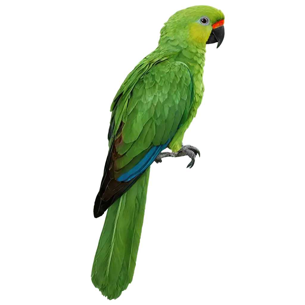 Vibrant-Green-Parrot-PNG-Image-Exquisite-Detail-and-Clarity