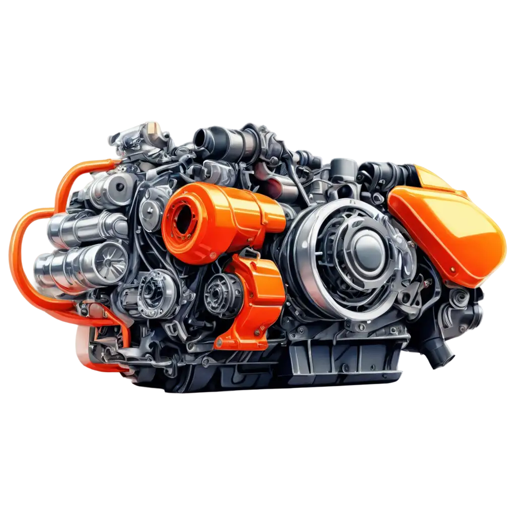 HighPerformance-Car-Engine-Cartoon-PNG-with-Vibrant-Flames-and-Dynamic-Detailing