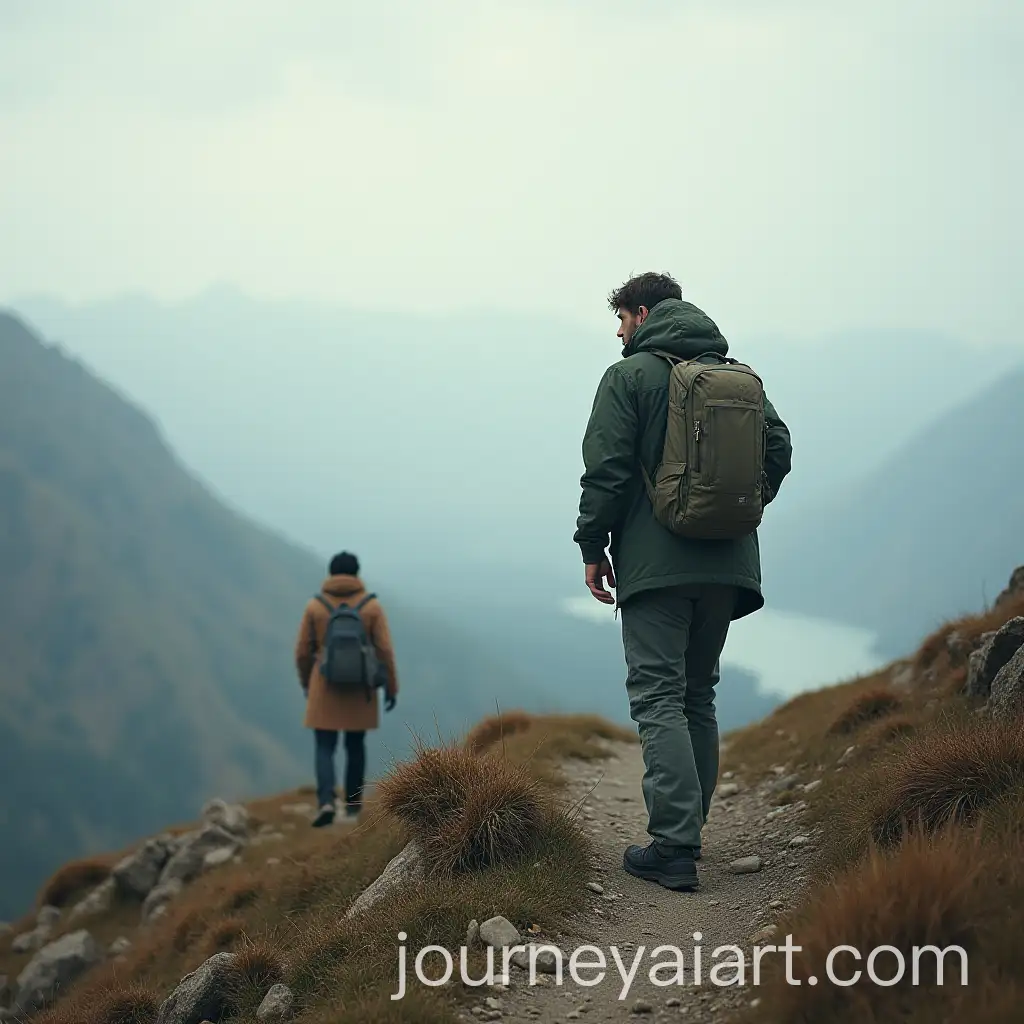Mountain-Walking-Robot-in-Futuristic-Landscape