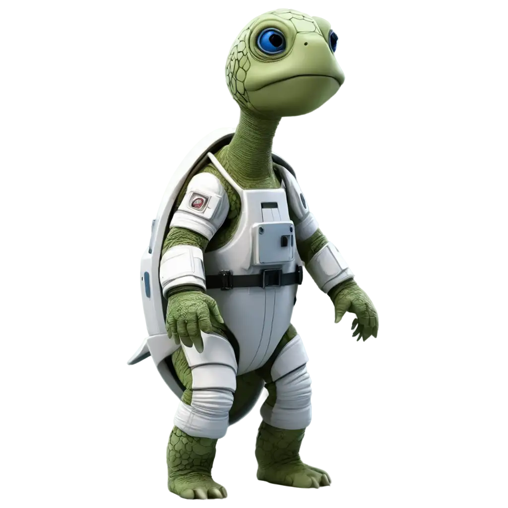 PNG-Image-of-a-Turtle-in-an-Astronaut-Suit-Unique-and-Creative-Artwork