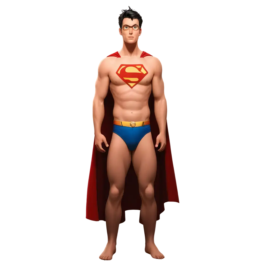 Superman-with-No-Shirt-Cartoon-PNG-Image-for-Versatile-Creative-Projects