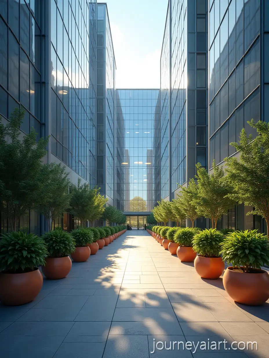 UltraRealistic-Corporate-Office-Building-with-Lush-Gardens-and-Cinematic-Lighting