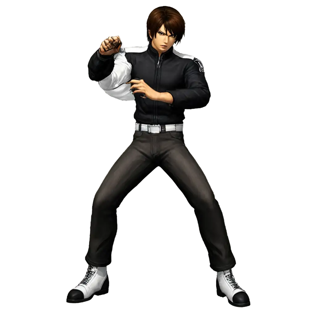 HighQuality-PNG-Image-of-Kyo-Kusanagi-from-The-King-of-Fighters-Iconic-Fighting-Game-Character