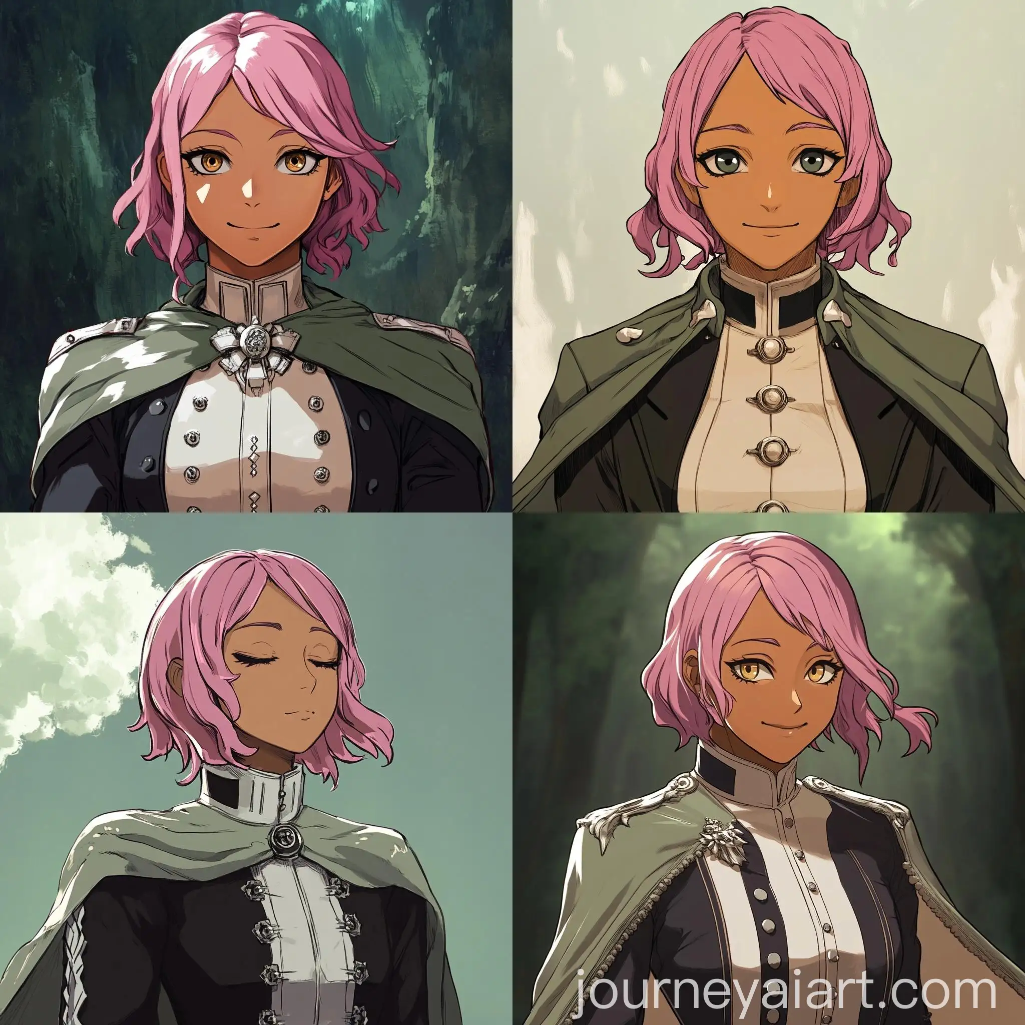Peaceful-Magic-User-with-Short-Pink-Hair-and-Green-Cape