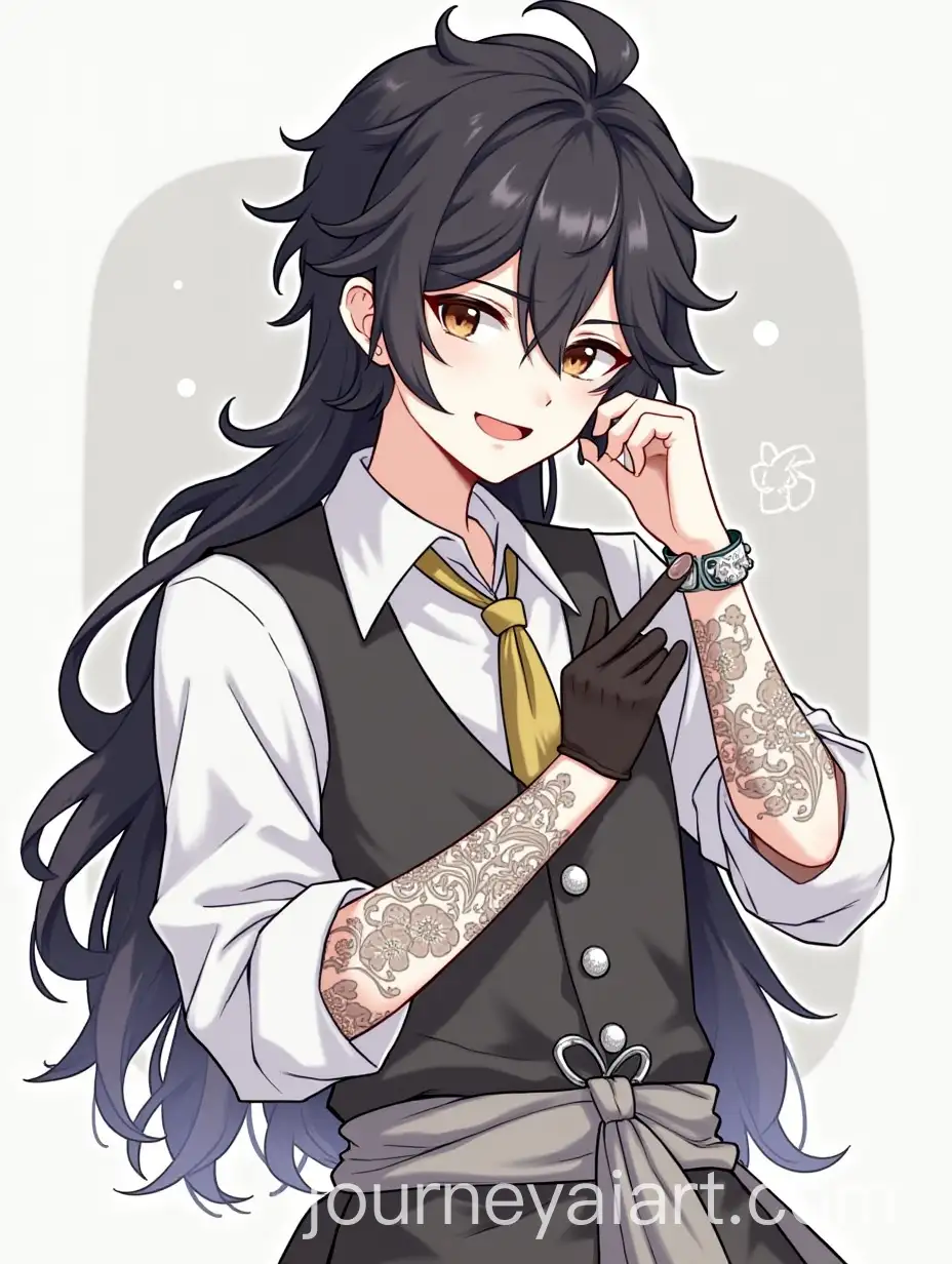 Modern-Aristocracy-Italian-Teen-Boy-Character-Illustration