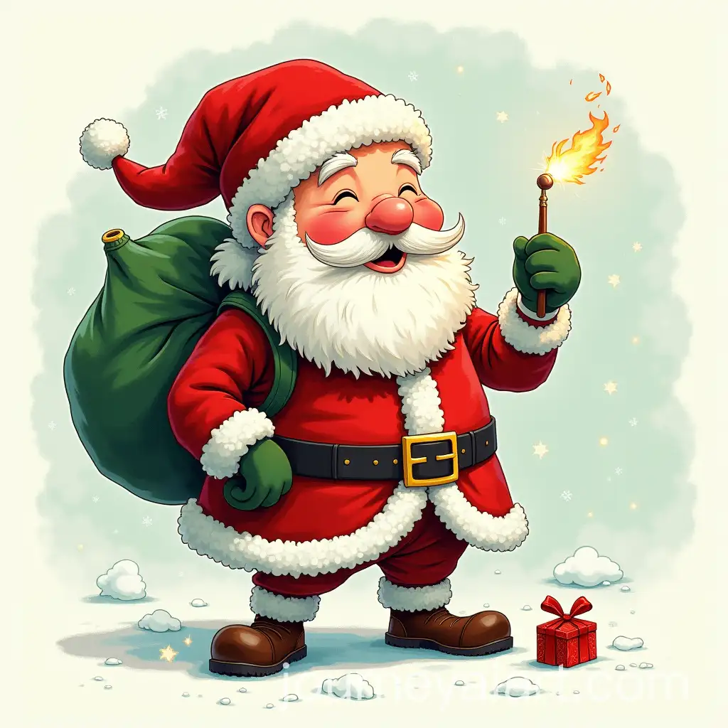 Santa-Claus-Playing-Green-Day-on-Guitar