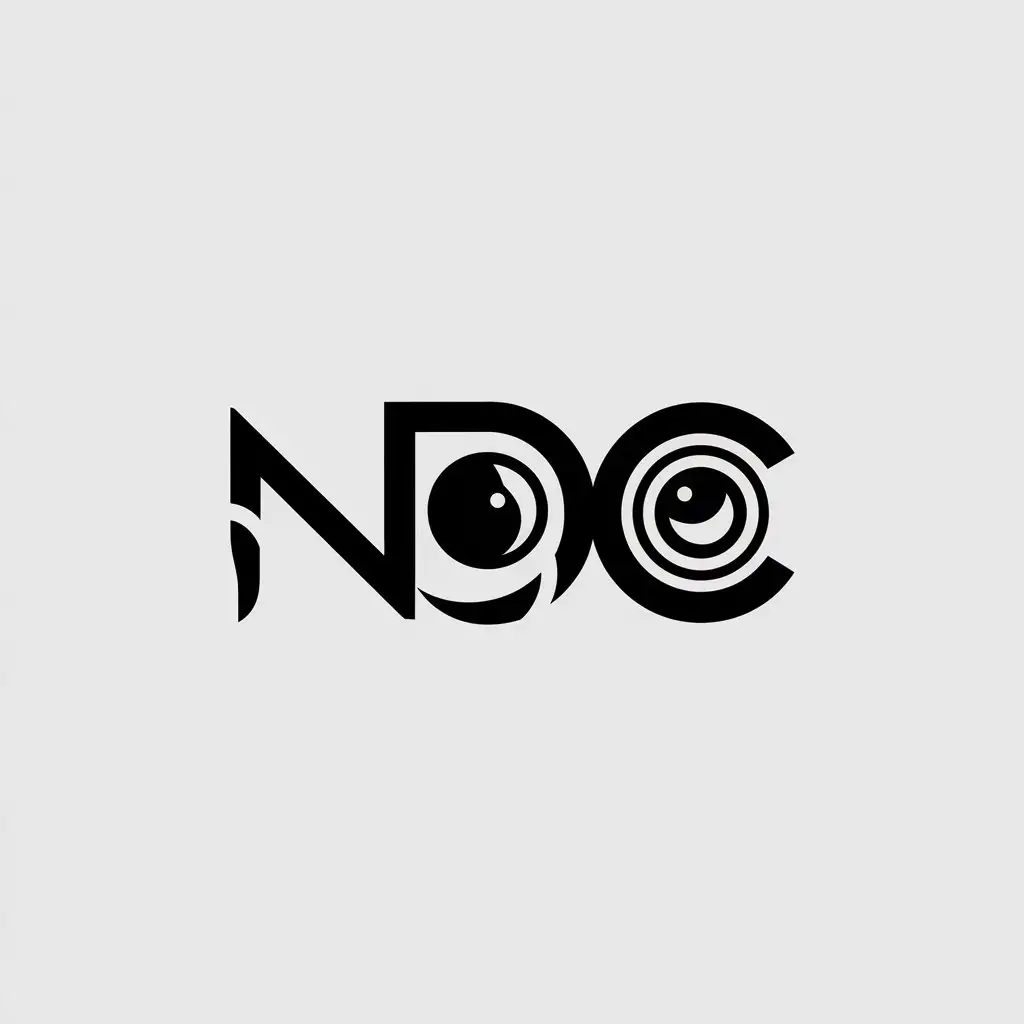 LOGO-Design-for-NDC-Navigate-Disrupt-Creativity-with-Panoptic-Eye-Symbol