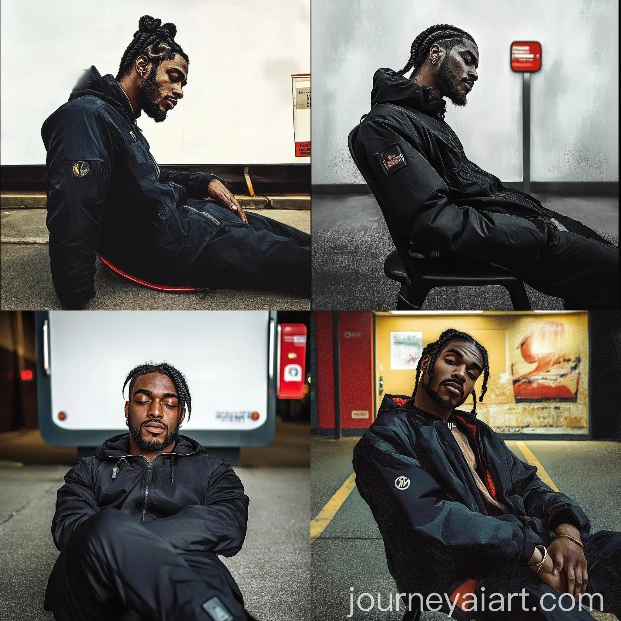 Portrait-of-Black-Man-with-Cornrows-CleanShaven