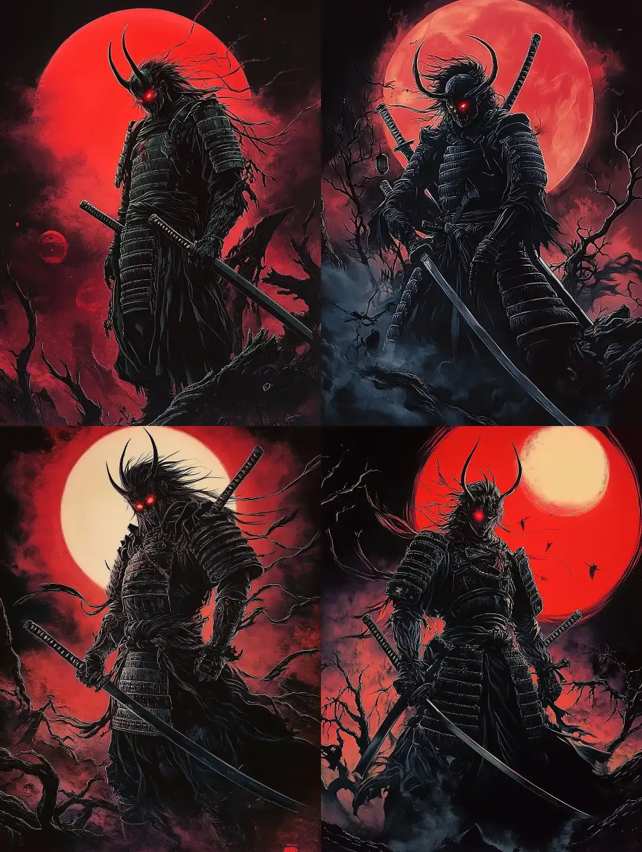Haunted-Samurai-Under-BloodRed-Moon-in-Dark-Anime-Style