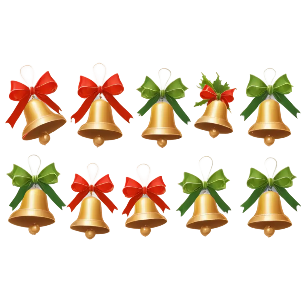 HighQuality-PNG-Image-of-Christmas-Bells-for-Festive-Designs