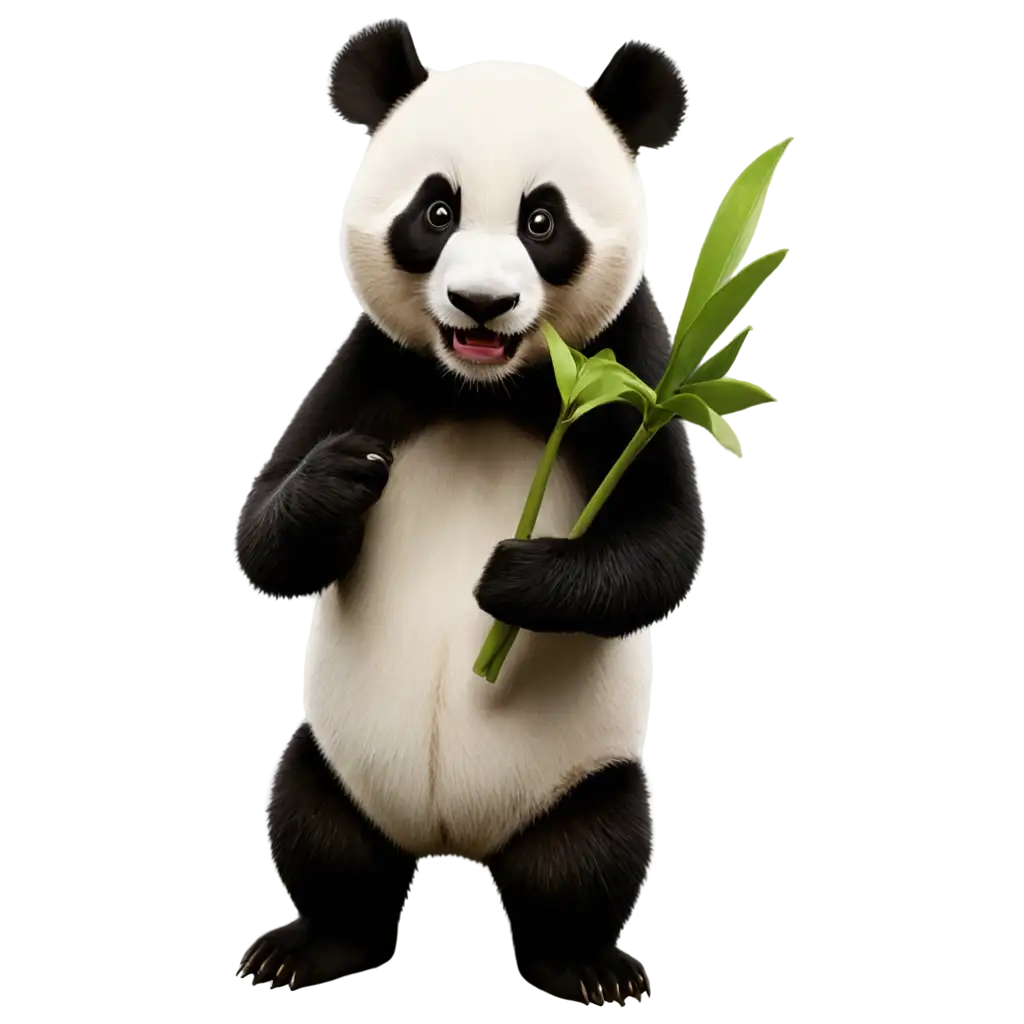 Adorable-Cartoon-Style-PNG-of-a-Panda-Enjoying-Its-Meal