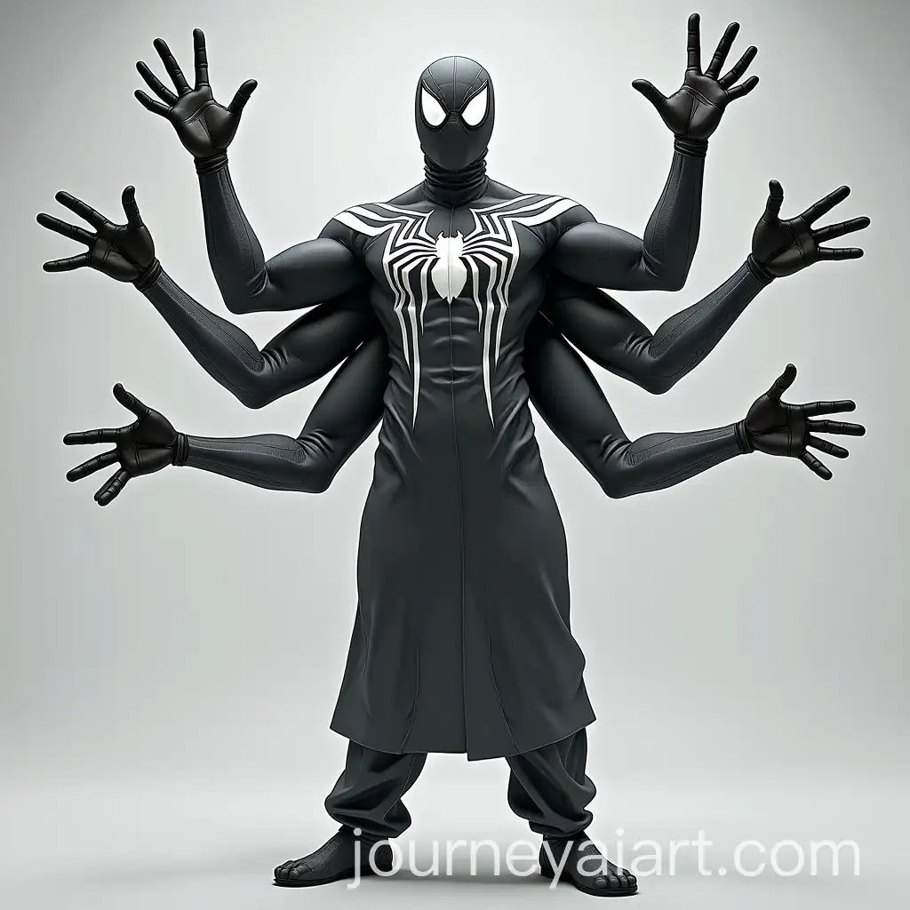 SpiderMan-in-Grey-Suit-with-Eight-Arms