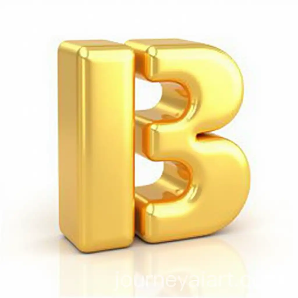 3D-Metallic-Gold-Alphabet-Letters-with-Playful-Modern-Style-and-Studio-Lighting